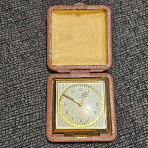 Antique German Travel Clock - KIENZLE - 7 Jewels